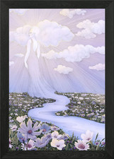 Listing image for River and Sky Spirit Framed Wall Art Poster Canvas Print Picture