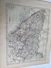 Listing image for 1902: Map Of Greece & Bosnias Servia Serbia Montenegro WW #37 Antique Print