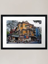 Listing image for Vietnam. Hanoi. Old House. Framed A Framed Wall Art Poster Canvas Print Picture