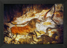 Listing image for Paleolithic cave painting Framed Wall Art Poster Canvas Print Picture