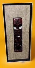 Listing image for Mahogany, Wood Tiki Framed Abalone Shell Eyes Polynesian Decor