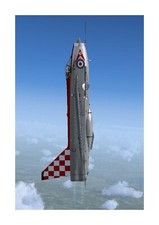 Listing image for English Electric Lightning vertical climb A4 poster with choice of frame