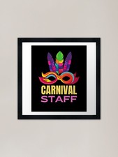 Listing image for Carnival Staff Framed Art Print Framed Wall Art Poster Canvas Print Picture