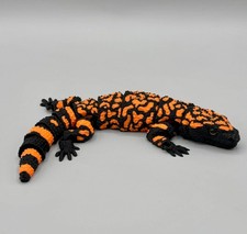 Listing image for Articulated Gila Monster 3D Printed Flexi Poseable Lizard Collectible