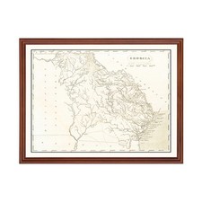 Listing image for Old Map of Georgia 1805 - Vintage Georgia Art