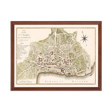 Listing image for Old Map of Asuncion 1809 - Vintage Paraguay Art Wall Decor P