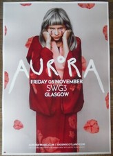 Listing image for Aurora Aksnes - live music show Nov 2019 promotional tour concert gig poster