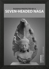 Listing image for Seven headed Naga Framed Wall Art Poster Canvas Print Picture
