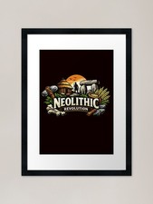 Listing image for Neolithic Revolution Framed Art Pri Framed Wall Art Poster Canvas Print Picture